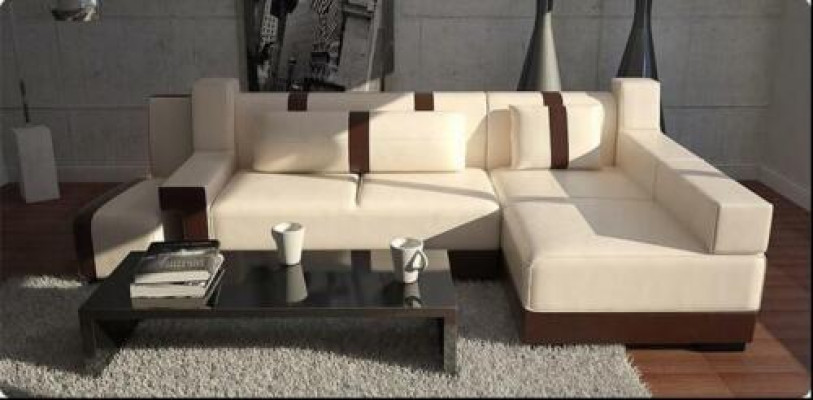 Corner sofa Sofa Couch Decoration Upholstery Living landscape Leather Corner Sofas Suite