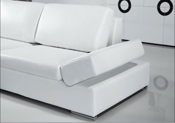Corner sofa Sofa Deco Couch Upholstery Living landscape Leather Corner Sofas Suite