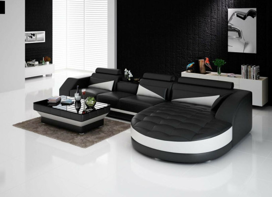 Corner sofa L-shape Living landscape Designer Sofa Couch Upholstery Seat Suite