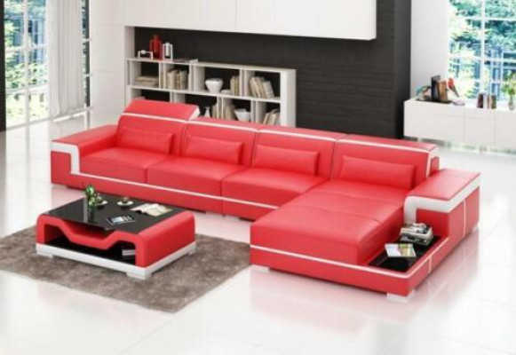 Corner sofa L-shape leather sofa couch corner sofa corner upholstery seat suite