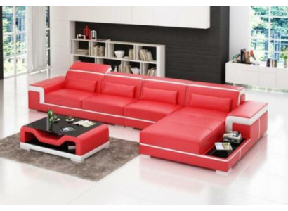 Corner sofa L-shape leather sofa couch corner sofa corner upholstery seat suite