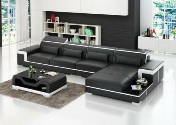 Corner sofa L-shape leather sofa couch corner sofa corner upholstery seat suite