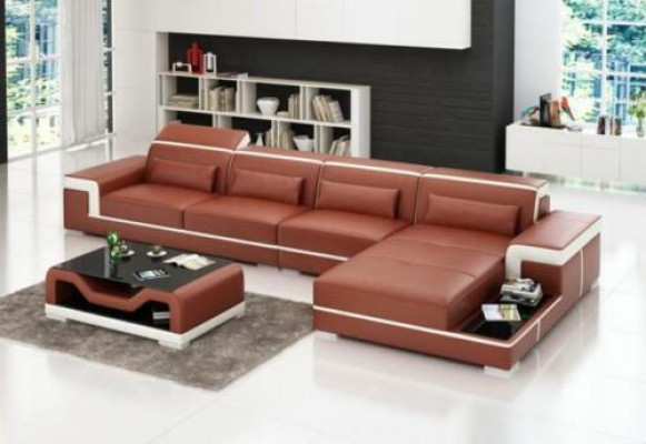Corner sofa L-shape leather sofa couch corner sofa corner upholstery seat suite