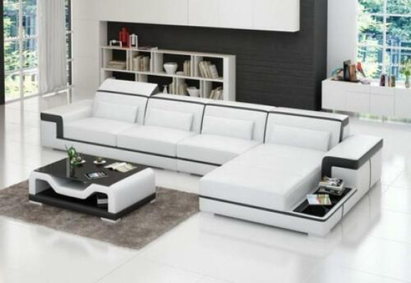 Corner sofa L-shape leather sofa couch corner sofa corner upholstery seat suite