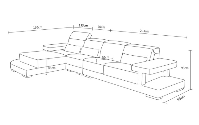Leather Modern Couch Living landscape decoration leather sofa sofa set sofa L-shape