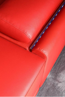 Couch Illuminated Leather Corner sofa L-shape Sound Led Boxes Modern
