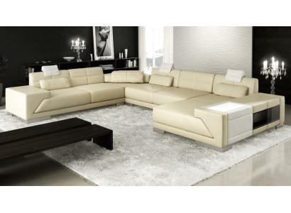 XXL BIG Living landscape U-shape Corner sofa Sofa Couch Upholstery Suite