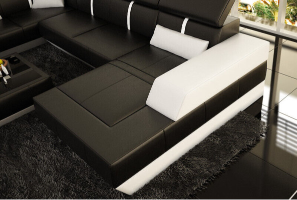 Sofa Living landscape U-shape Corner sofa Couch Suite Upholstery U-shape
