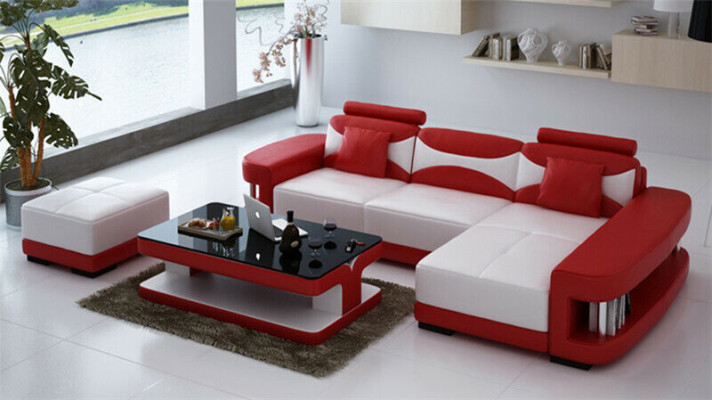 Corner sofa Corner suite Living landscape L-shape Sofa Corner sofa Couch Suite