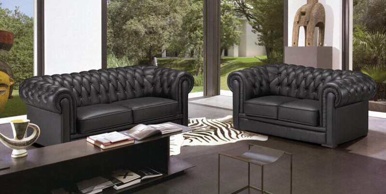 Sofa set Chesterfield Furniture Sofa Seater Set Sofa Upholstery Couch Leather