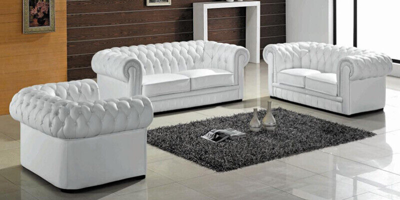 Sofa set Chesterfield Furniture Sofa Seater Set Sofa Upholstery Couch Leather