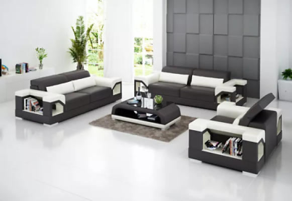 Couch Sofa set 321 Seater Coffee table Leather sofa Modern Sofa Living landscape