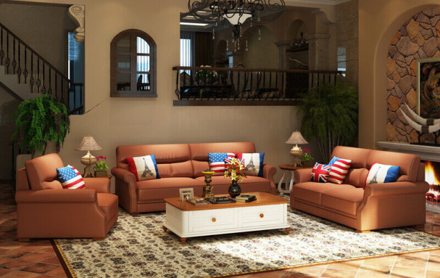 Sofa set 3+1+1 Upholstery Designer Sofas Suite Couch Sofa Sets