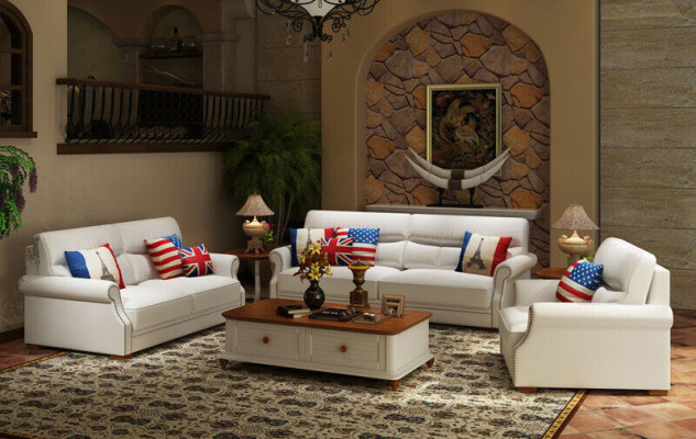 Sofa set 3+1+1 Upholstery Designer Sofas Suite Couch Sofa Sets