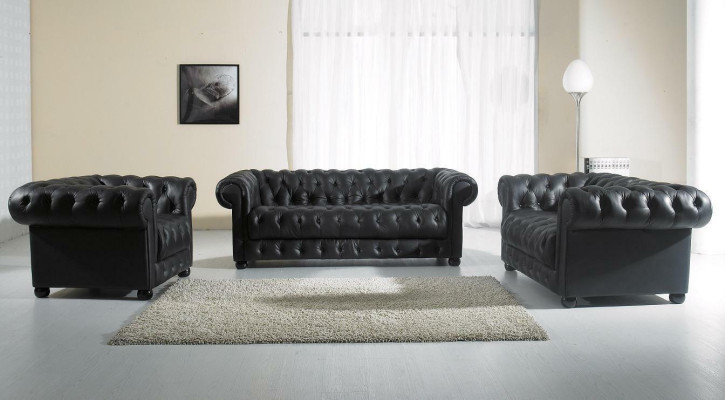 Leather Sofa Seat Pad Suite Chesterfield Chairs Design Sofa Couch Suite