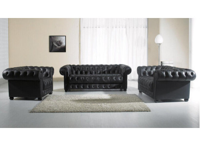 Chesterfield Sofa set 311 Seater Design Couch Upholstery Sofa Suite Set
