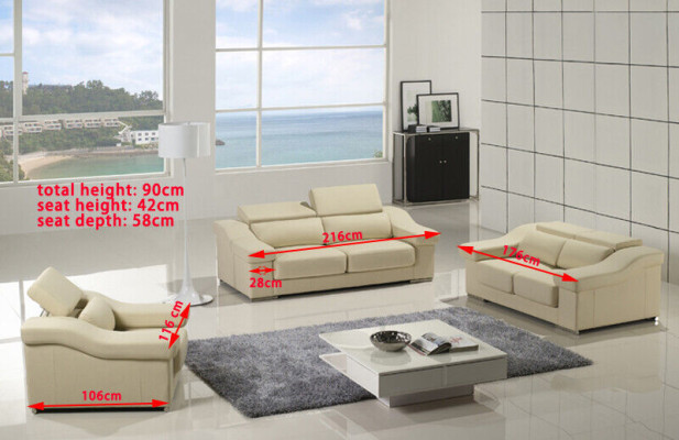 Sofa set Design Couches Upholstery 311 Seater Sets Set Leather Sofas