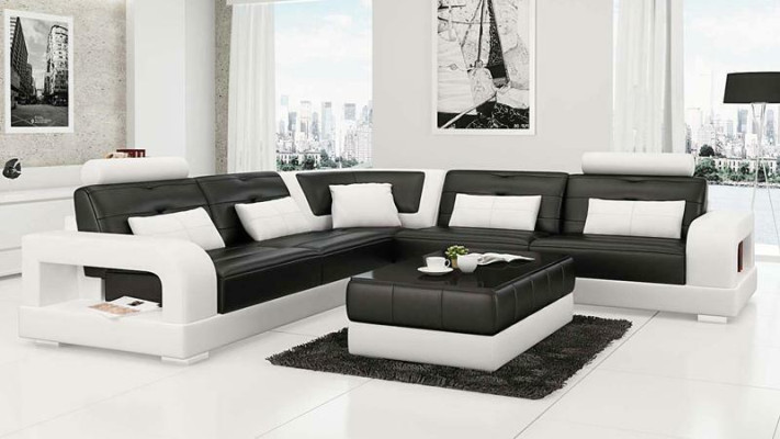 Upholstery Corner sofa Sofa Couch Living landscape Leather Corner Sofas Suite