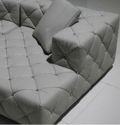 Chesterfield Leather Modern Couch Living landscape Leather sofa Corner sofa Sofa