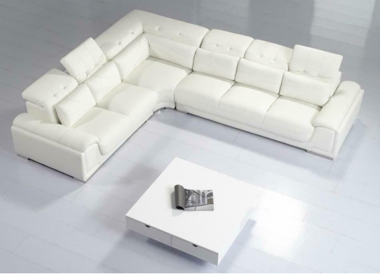 Corner sofa Living landscape Sofa Couch Suite Upholstery Corner sofa L-shape