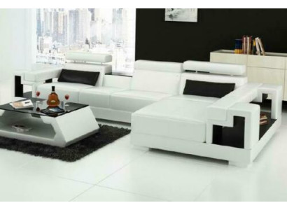 Corner sofa Leather sofa Living landscape L-shape Sofa Couch Upholstery Seat Corner