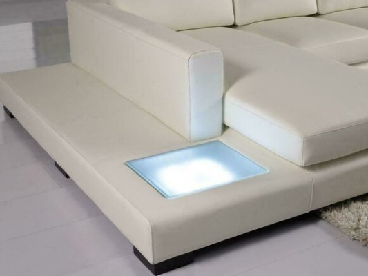 Corner sofa Corner suite L-shape Sofa Corner sofa Suite Upholstery Living landscape