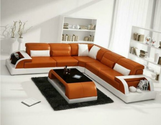 Corner sofa Corner Upholstery Living landscape Couch Sofa Corner suite U-shape