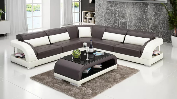 Leather Sofa Design Living room Couches Cheap Upholstery Furniture Seating Set Sofa new