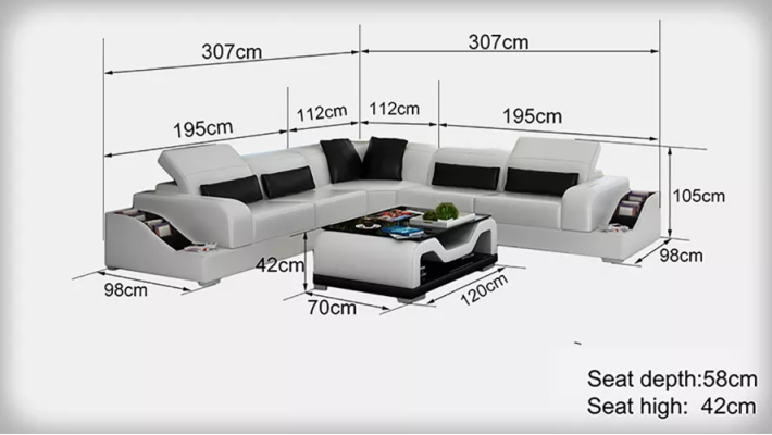 Leather sofa Corner sofa Upholstery set Sofa Couch Living landscape Upholstery Corner suite