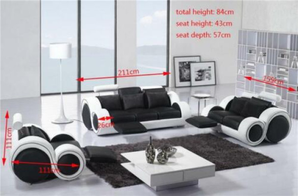 Upholstery Seat Couch 3 Seat Suite Sofa Sofas Couches Leather Three Seater