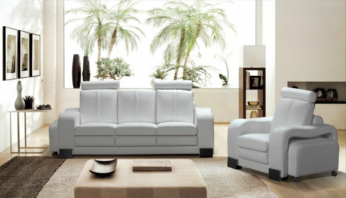 Sofa 3-seater leather sofa couch TV armchair upholstered sofa lounge sofa
