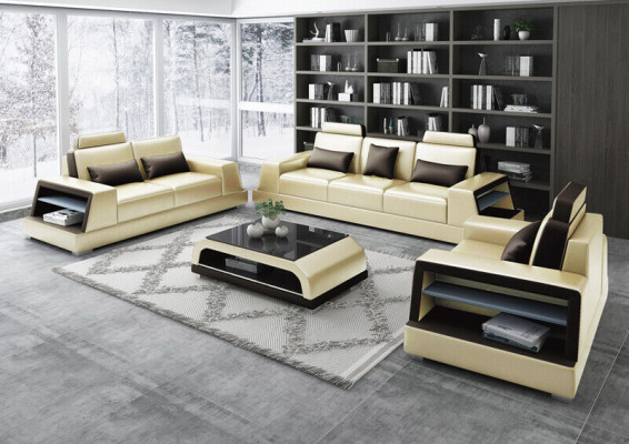 Sofa Couch Upholstery 3 Seater Leather Sofas Couches Seat Sets Three Seater