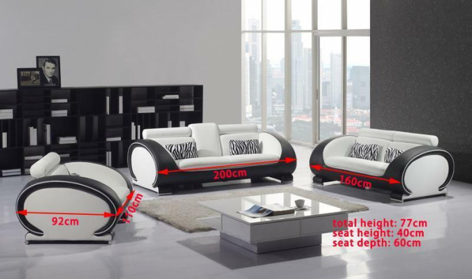 Design Upholstery Seat Couch 3 Seater Suite Sofa Sofas Couches Leather