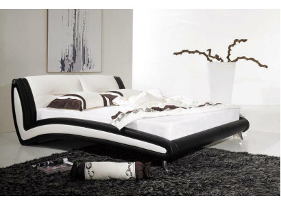 Designer Bed Beds Marriage bed Double bed Upholstered bed Bedroom Leather bed
