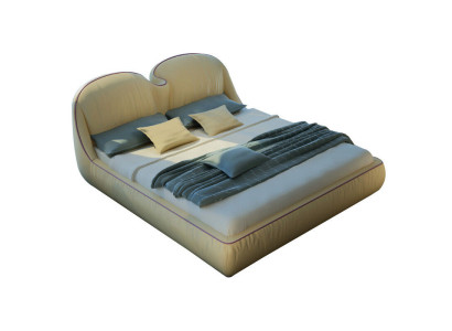 Design Beds Leather Bed Double Luxury Marriage Modern Hotel Frame Sleep
