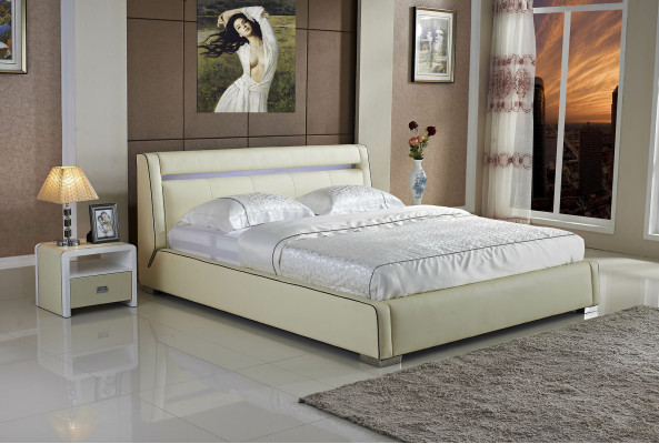 Design Beds Double Luxury Marriage Modern Hotel Frame Sleep Room