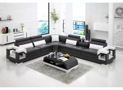 Corner sofa Couch Upholstery Corner suite Sofa Sets Corner leather sofa Living landscape