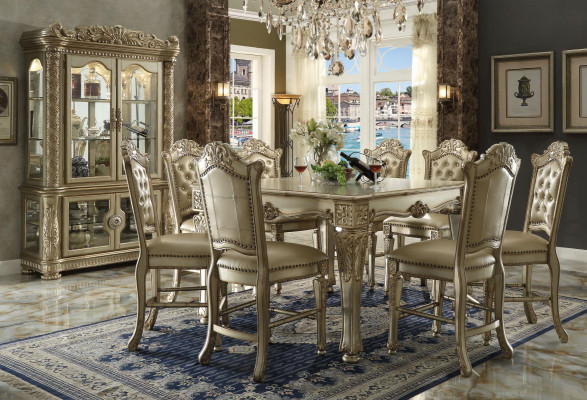 Dining room Dining set Classic s Set Dining table 6x Chesterfield armchairs