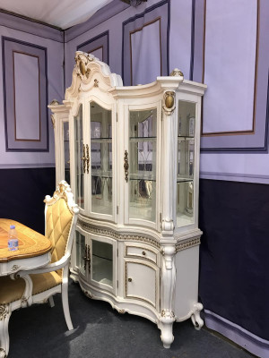 Display case Wardrobe Showcases Decoration Living room Show Cabinets Baroque Design