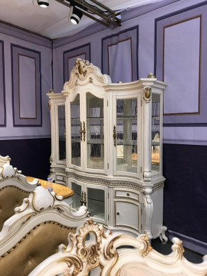 Display case Wardrobe Showcases Decoration Living room Show Cabinets Baroque Design