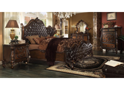 Design Bed Double Luxury Decorative Sleep Room Beds Leather Hotel 180x200cm