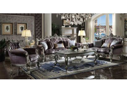 Sofa set 3+2 Seater Classic r Living landscape Sofas Couches Baroque