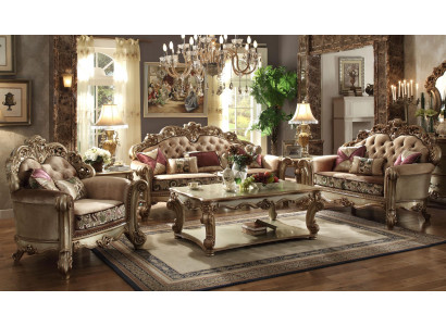 Sofa set 3+2 Seater Classic Living landscape Sofas Couches Upholstery