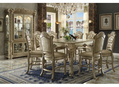 Goldene Dining room Group Designer Dining table with x8 chairs Dining room Furniture 9pcs.