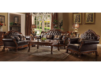 Leather sofa sofa set 3+1+1 seater set suite upholstered sofa decorative couch