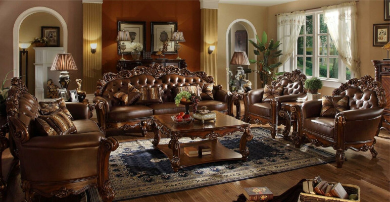 Leather sofa sofa set set suite couch group chesterfield sofa baroque