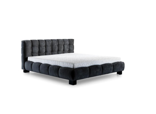 Bed Gray Bedroom Furniture Textile Design 160x200cm Beds Velvet