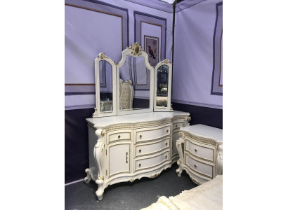Buffet Chest of drawers Chests of drawers Wardrobe Baroque Rococo Mirror Sideboard