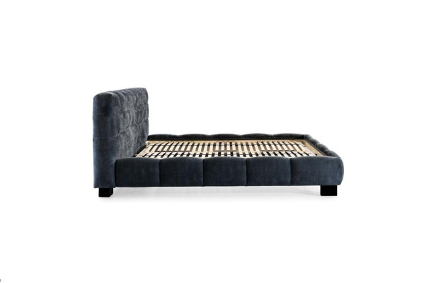 Bed Gray Bedroom Furniture Textile Design 160x200cm Beds Velvet
