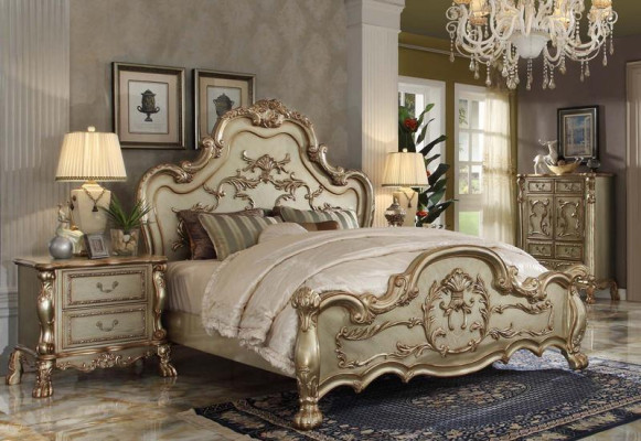 Bed Design Double bed Beds Luxury Classic Baroque Rococo Chestgerfield new